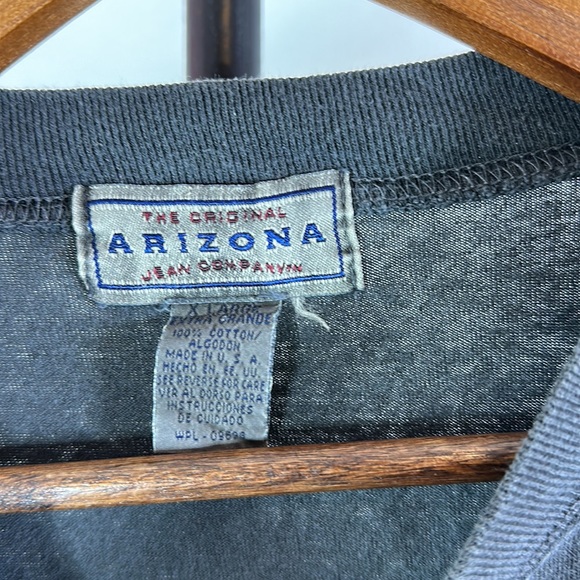 Vintage Arizona Jean Company T Shirt Mens Extra Large black short sleeve - Picture 3 of 4